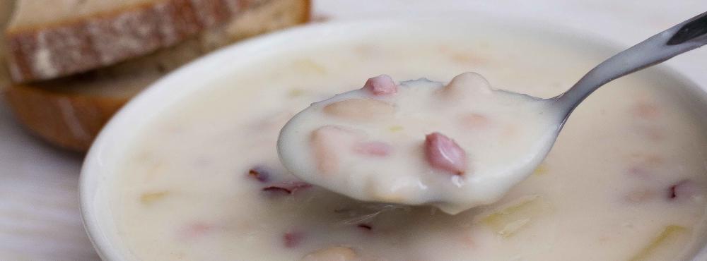 Biela fazuľová polievka