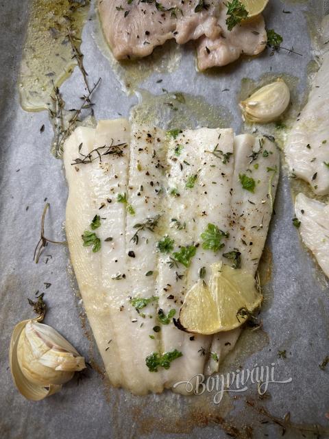 Rybie filé na masle s bylinkami